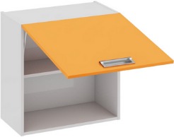 Шкаф верхний (БЬЮТИ (Оранж)) В_60-60_1ДО Размеры (Ш×Г×В): 600×323×600 ― Мебель в Краснодаре