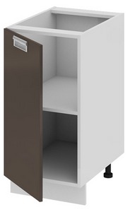 Шкаф нижний (левый) (БЬЮТИ (Грэй)) Н_72-40_1ДР(Б) Размеры (Ш×Г×В): 400×582×822