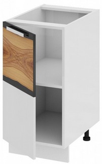 Шкаф нижний (левый) Н_72-40_1ДР(Б) Фэнтези (Вуд) (Ш×Г×В): 400×582×822 ― Мебель в Краснодаре