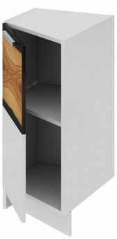 Шкаф нижний торцевой (левый) НТ_72-40(45)_1ДР(Б) Фэнтези (Вуд) (Ш×Г×В): 400×582×822 ― Мебель в Краснодаре
