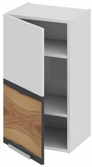 Шкаф верхний (левый) В_72-40_1ДР(А) Фэнтези (Вуд) (Ш×Г×В): 400×323×720 ― Мебель в Краснодаре