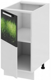 Шкаф нижний (левый) Н_72-40_1ДР(Б) Фэнтези (Грасс) (Ш×Г×В): 400×582×822 ― Мебель в Краснодаре