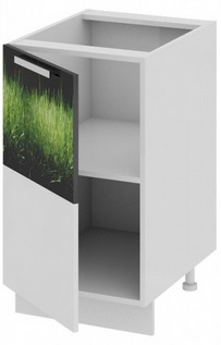 Шкаф нижний (левый) Н_72-45_1ДР(Б) Фэнтези (Грасс) (Ш×Г×В): 450×582×822 ― Мебель в Краснодаре