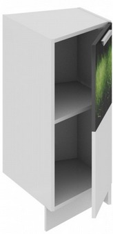 Шкаф нижний торцевой (правый) НТ_72-40(45)_1ДР(А) Фэнтези (Грасс) (Ш×Г×В): 400×582×822