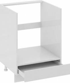 Шкаф нижний под бытовую технику с 1-м ящиком НБ1я_72(12)-60_1Я Фэнтези (Белый универс.) (Ш×Г×В): 600×582×822 ― Мебель в Краснодаре