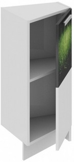 Шкаф нижний нестандартный торцевой (правый) НнТ_72-40(45)_1ДР(А) Фэнтези (Грасс) (Ш×Г×В): 400×432×822 ― Мебель в Краснодаре