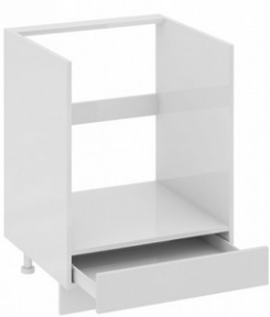 Шкаф нижний под бытовую технику с 1-м ящиком НБ1я_72(12)-60_1Я Фэнтези (Белый универс.) (Ш×Г×В): 600×582×822