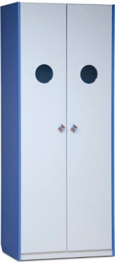 Юниор-4 (Парус)  Шкаф для детского платья и белья  МДФ глянц Д 800 В 2004 Ш 504